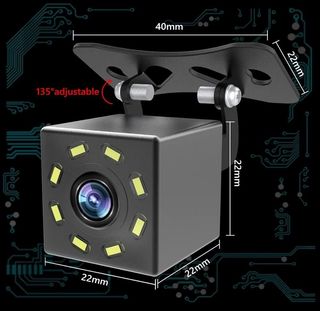 Camara de Aparcamiento Trasera Universal 8 LED