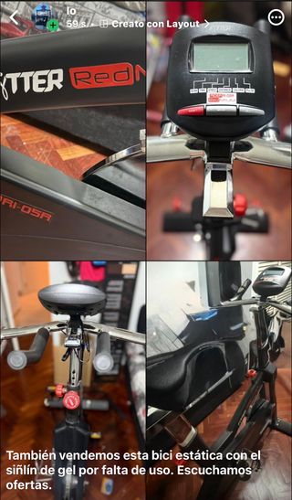 Bici estática Fytter Red Premium