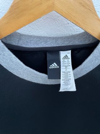 Top Adidas Negro Gris Manga Corta Neopreno Talla S