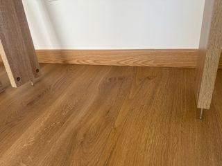 Escritorio de pared madera y blanco sobuy