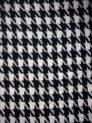 Sciarpa Pied-de-poule bianco e nero