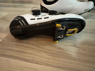 Bicicleta de carretera Triban blanca talla s