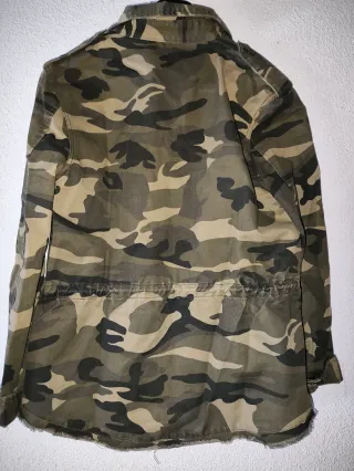 Chaqueta militar Lefties mujer parches