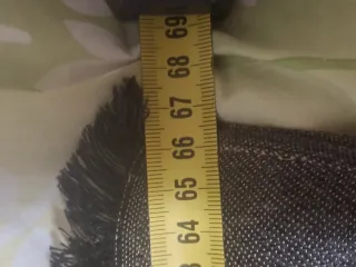 Sciarpa donna a quadri grigio e rosso