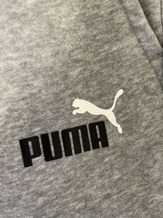 Conjunto Puma Gris Sudadera y Pantalón
