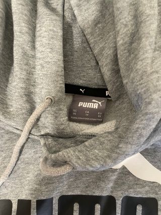 Conjunto Puma Gris Sudadera y Pantalón