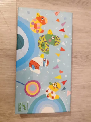 Juego de pesca magnética de madera