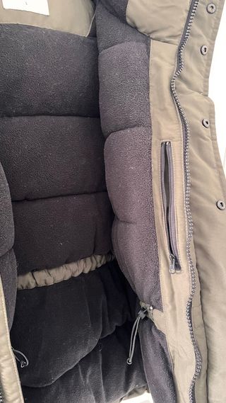 Abrigo de invierno verde oliva