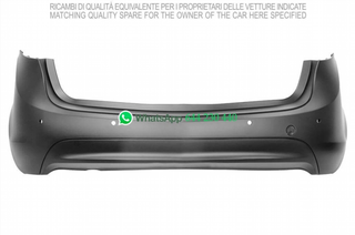 PARAGOLPES TRASERO P/P C/4 AGUJERO SENSOR OPEL ME