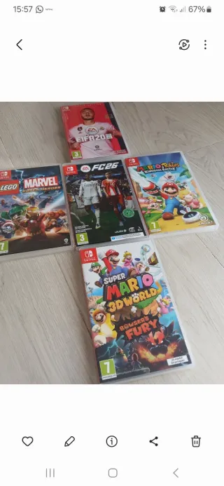 5 Juegos Nintendo Switch: FIFA, LEGO, Mario
