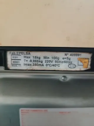 Báscula comercial MAGRIÑA con impresora