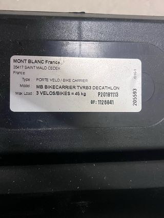 Portabicicletas bola