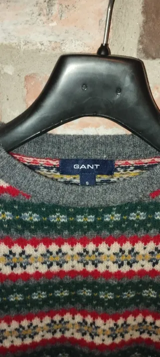 Maglione Gant lana vergine vintage 80s 90s