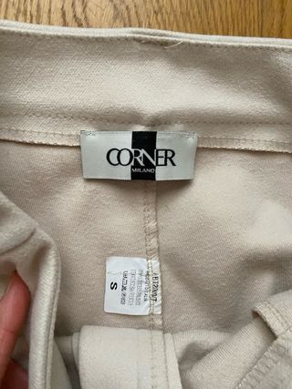 Pantaloni donna invernali beige alla caviglia