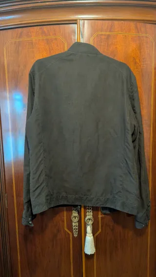 Cazadora Zara entretiempo negra talla L