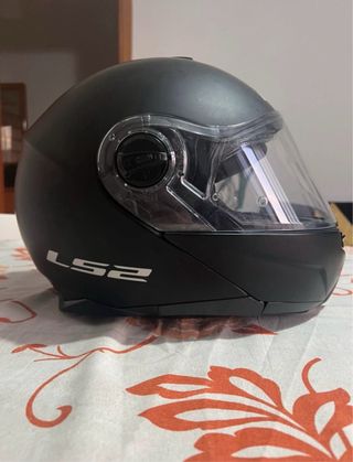 Casco LS2 Strobe Modulare FF325 Nero Opaco