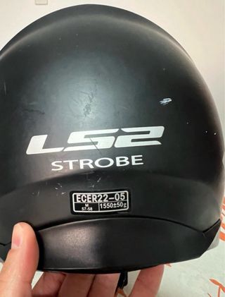 Casco LS2 Strobe Modulare FF325 Nero Opaco