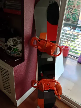 Tabla Burton 155cm + Fijaciones Burton Con funda