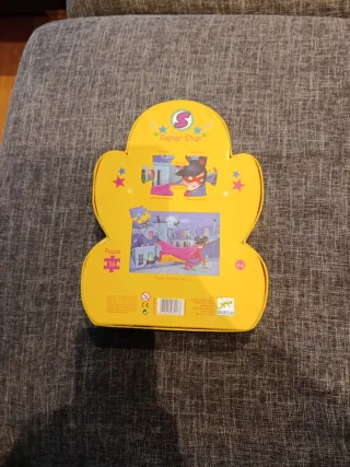 Puzzle Djeco Superhéroe 36 piezas +4 años