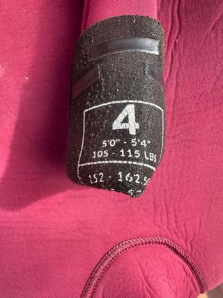 Neopreno mujer talla 4 ,4,3 mm