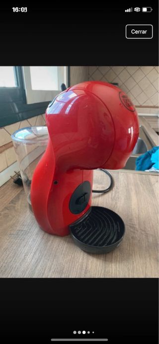 Cafetera Dolce Gusto Roja