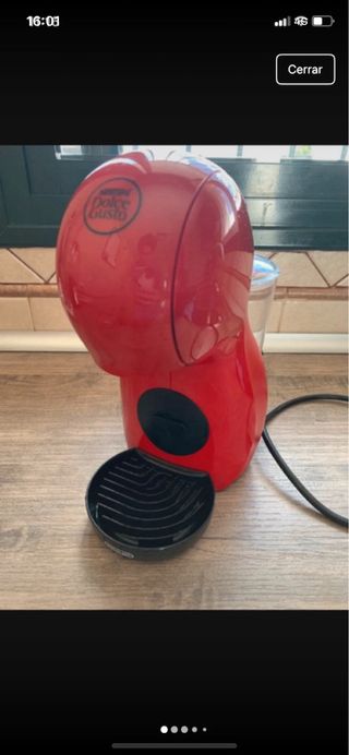 Cafetera Dolce Gusto Roja