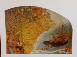 Gastón Castello 2 láminas de 50x66 una firmada