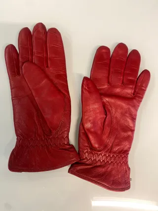 Guanti donna Samsonite rossi