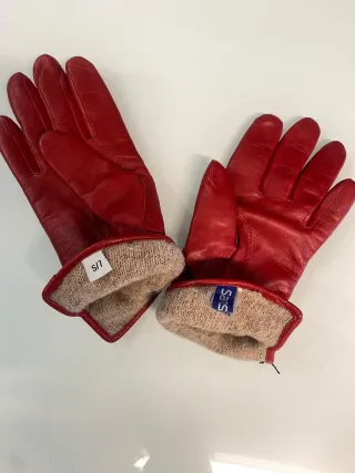 Guanti donna Samsonite rossi