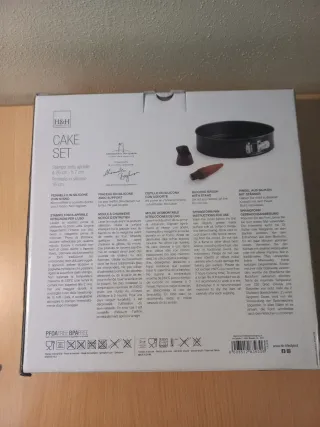 Molde Tarta Desmontable y Cepillo