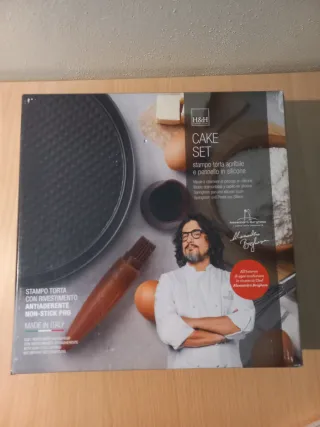 Molde Tarta Desmontable y Cepillo
