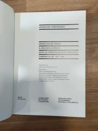 Arqueología del paisaje el área Bocelo-Furelos ...