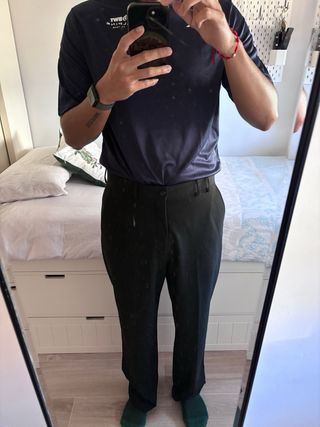 Pantalon Zara Uomo Nero