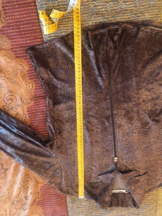 Camicia fantasia maculata marrone