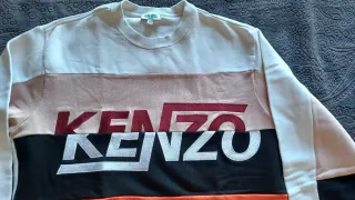 Sudadera Kenzo París cuello redondo multicolor