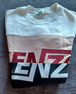 Sudadera Kenzo París cuello redondo multicolor