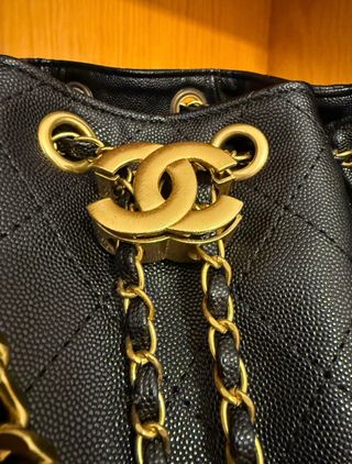 Borsa Chanel Nero e Oro