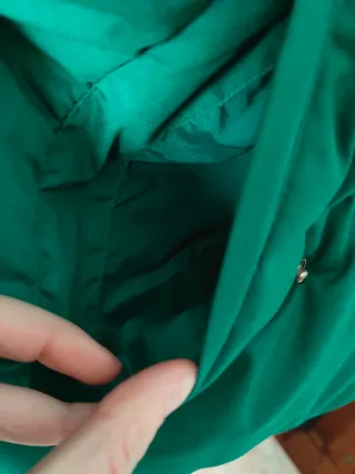 Abrigo plumífero acolchado Vintage Verde Floral