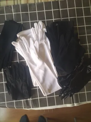 Lote guantes de cocktail mujer