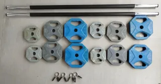 Barras y discos de pesas Body Pump pack