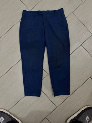 Abito sartoriale blu uomo taglia 46