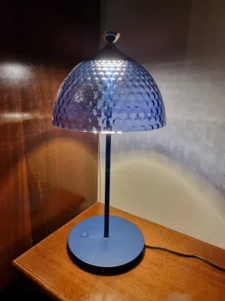 Lampada Kartell Pumo Lamp Blu Trasparente