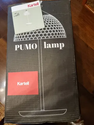 Lampada Kartell Pumo Lamp Blu Trasparente