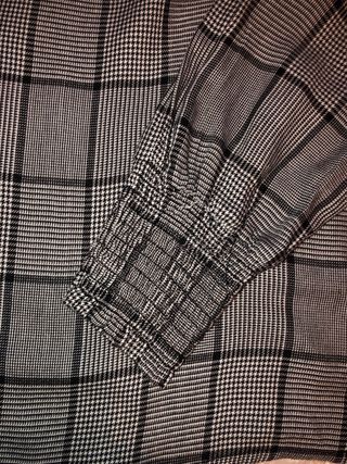 Blusa OVS quadri bianco e nero