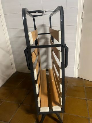Somier Plegable Metal y Madera 180x80 cm