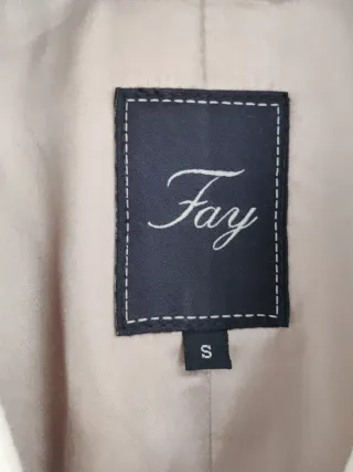 Cappotto Fay Lana Bianco