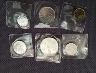 Lotto 6 monete Spagna