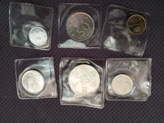 Lotto 6 monete Spagna