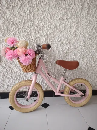 Bici de equilibrio rosa para niña 2/4 años