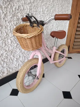 Bici de equilibrio rosa para niña 2/4 años